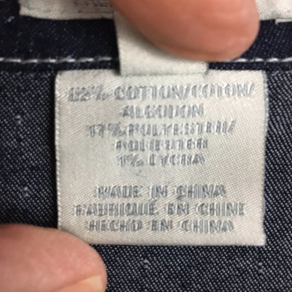 FDJ French Dressing Jean Jacket Blue with Polka Dot Slight Stretch Lightweight - Picture 9 of 14